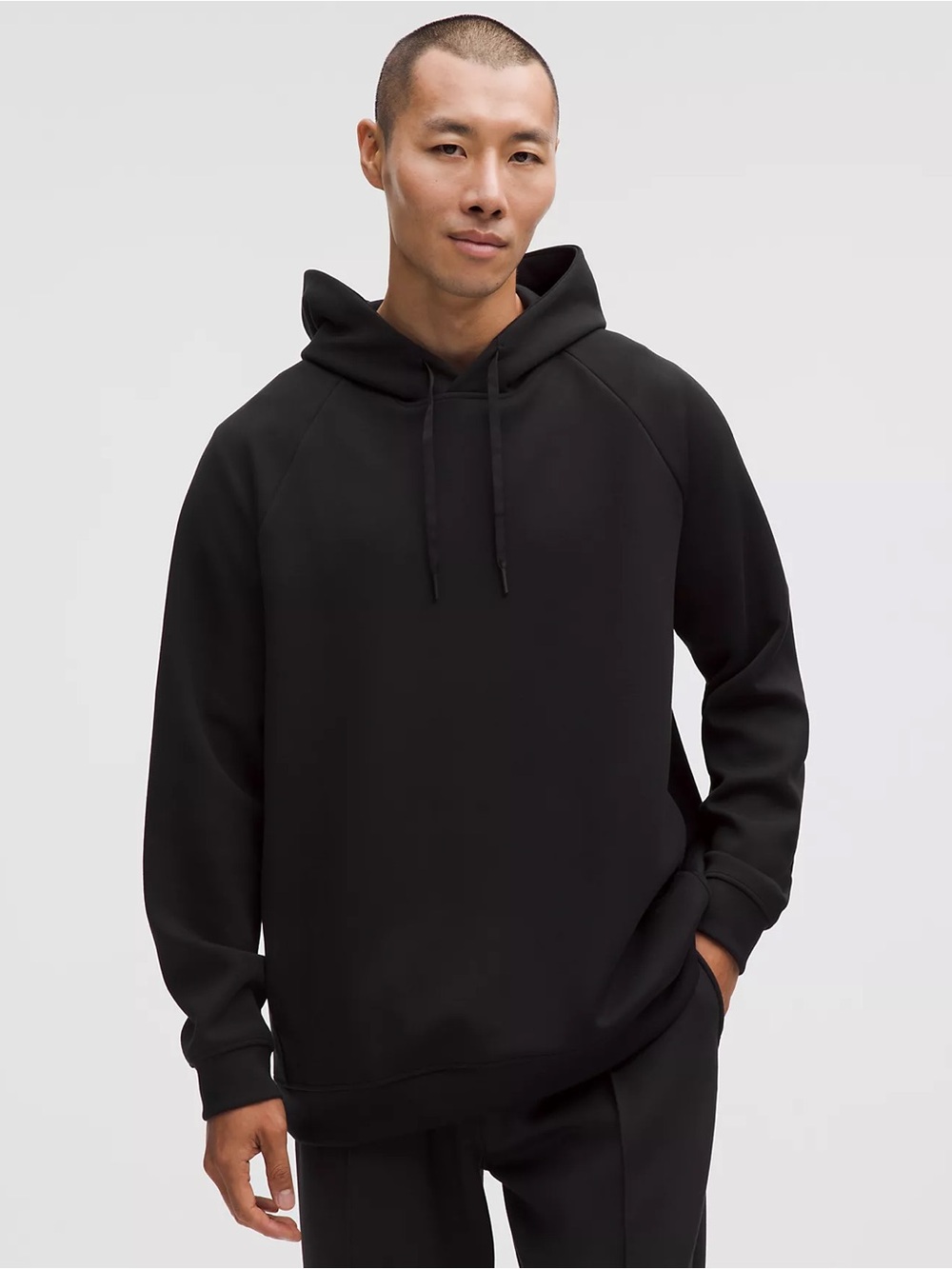 Lululemon Smooth Spacer Classic-Fit Pullover Hoodie XL Black
